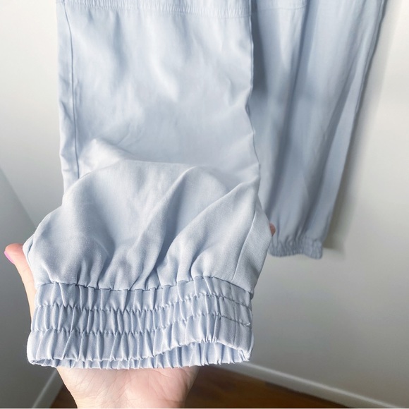 Zara Chambray Drawstring Jogger Pants Size Small - Picture 6 of 10